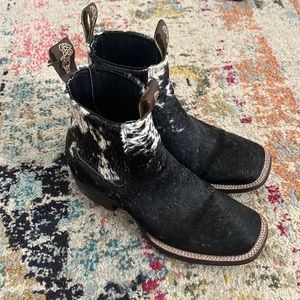 Cowhide Western Boots